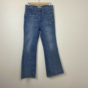 Madewell Retro Flare High Waist Rise Denim Jeans